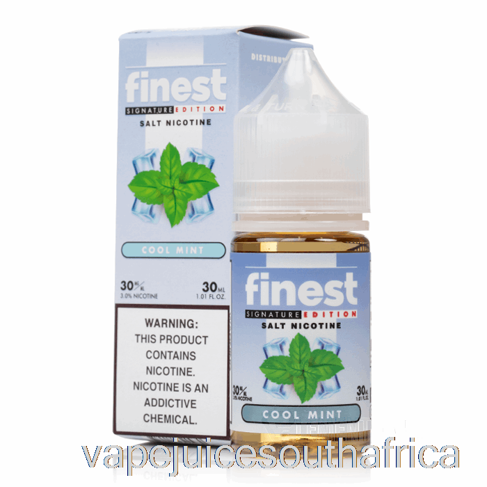 Vape Juice South Africa Cool Mint - The Finest Signature Edition Salt Nic - 30Ml 50Mg